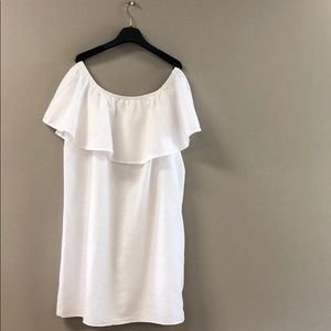 NWOT J Crew Linen Off the Shoulder Dress